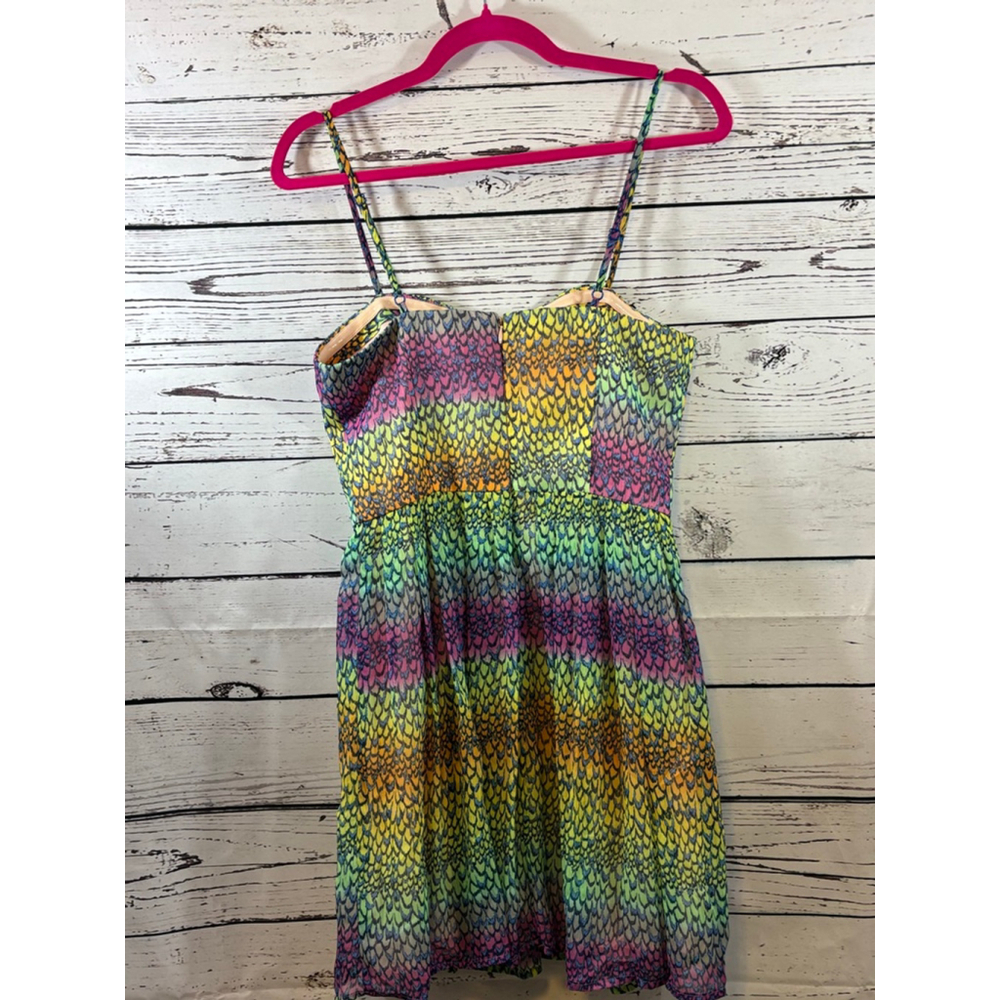 Women's Jack. Multicolor Pattern Mini Dress Size 4 - Picture 4 of 8